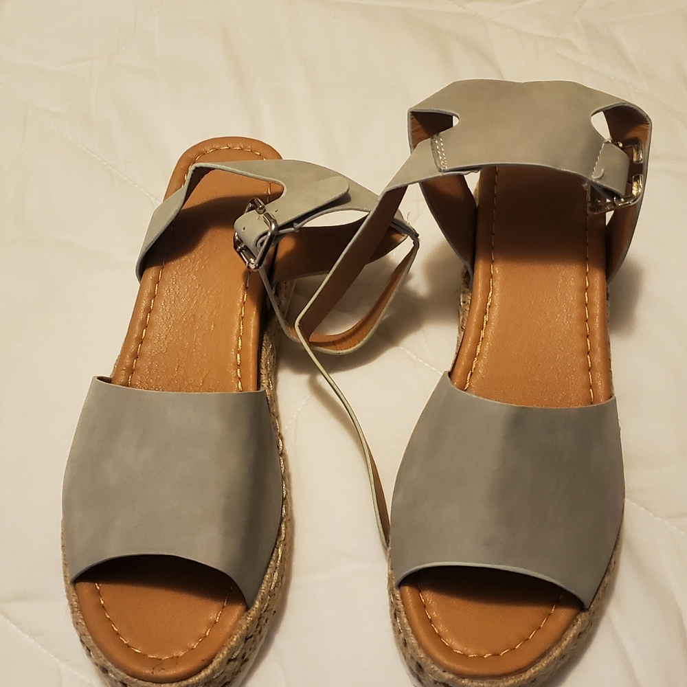 Brand new ankle strapped sandals